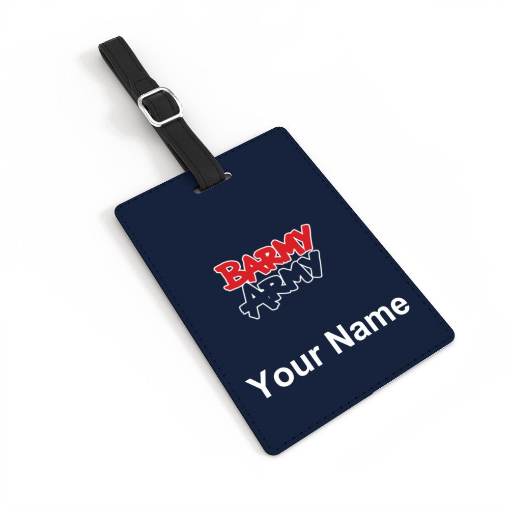 Barmy Army Luggage Tag - Personalised