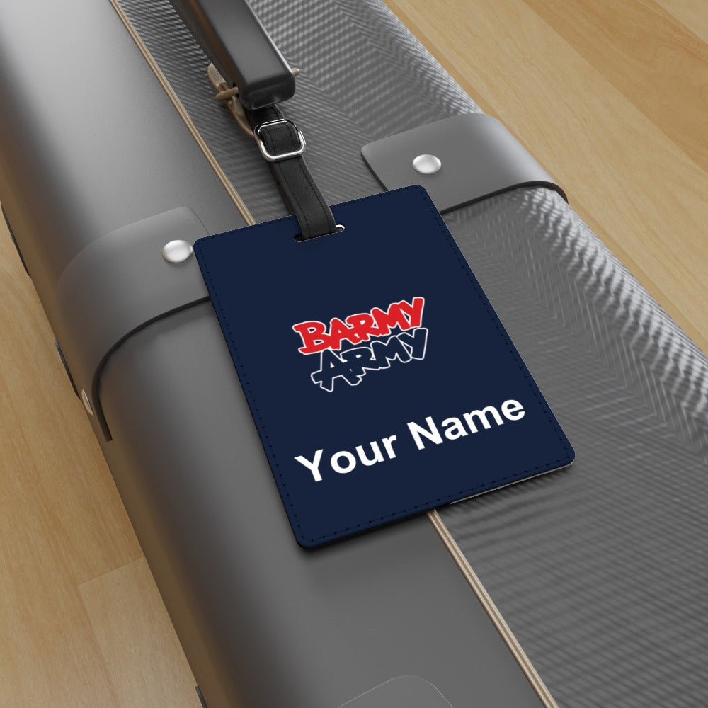 Barmy Army Luggage Tag - Personalised