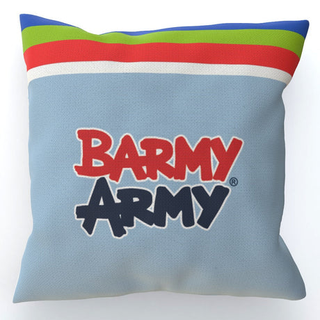Barmy Army Retro Cushion - Personalised