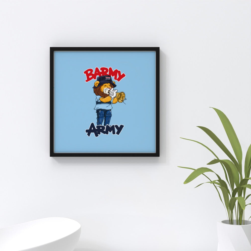 Barmy Army Trumpet Mascot Wall Art