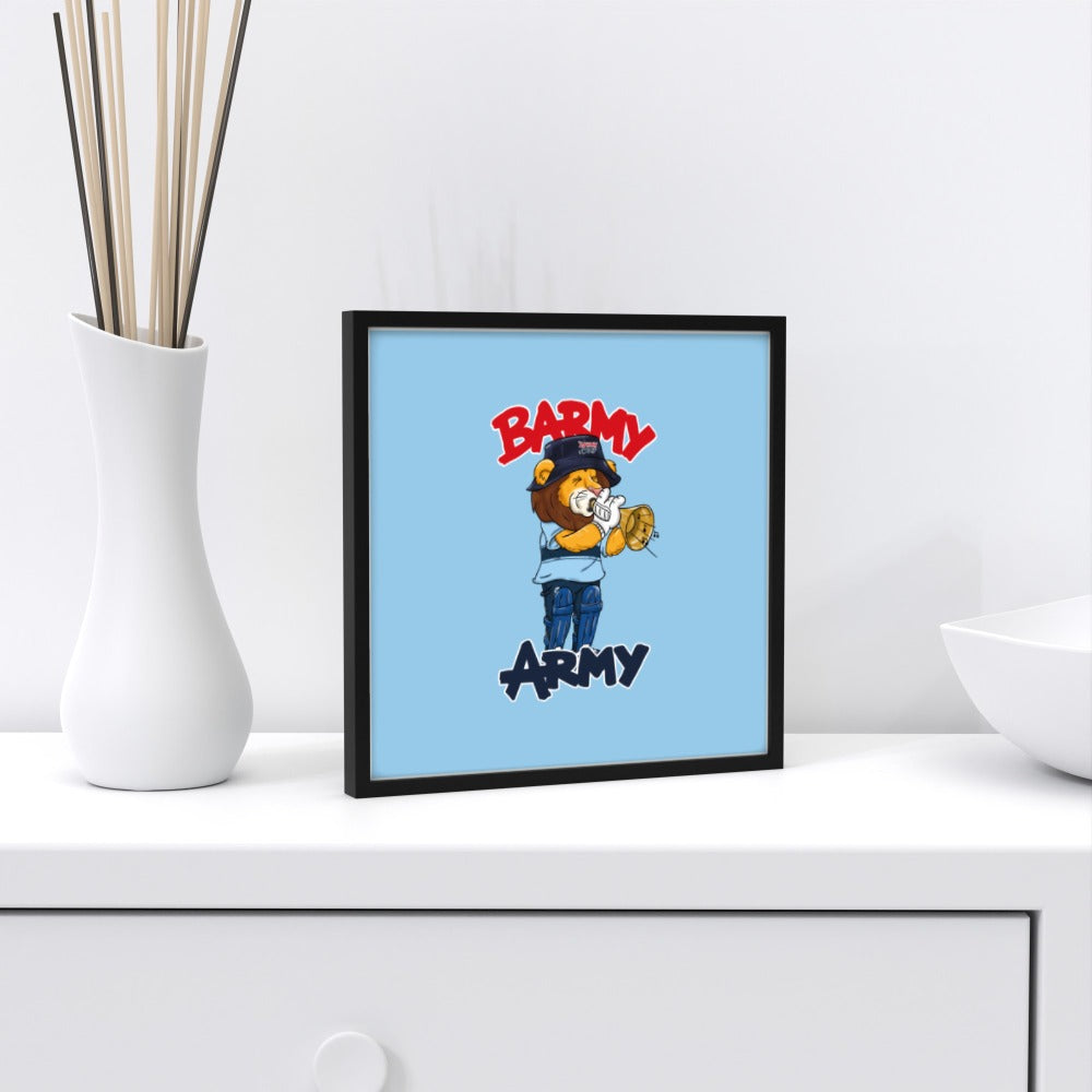 Barmy Army Trumpet Mascot Wall Art