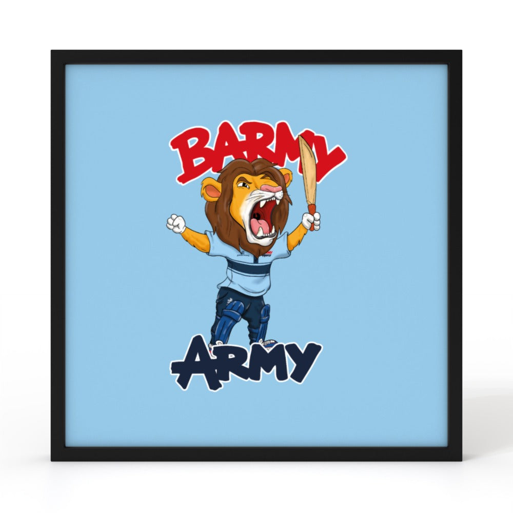 Barmy Army Mascot Ton Up Wall Art