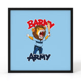 Barmy Army Mascot Ton Up Wall Art