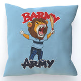 Barmy Army Ton Up Cushion - Personalised