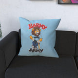 Barmy Army Pose Cushion - Personalised