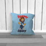 Barmy Army Pose Cushion - Personalised