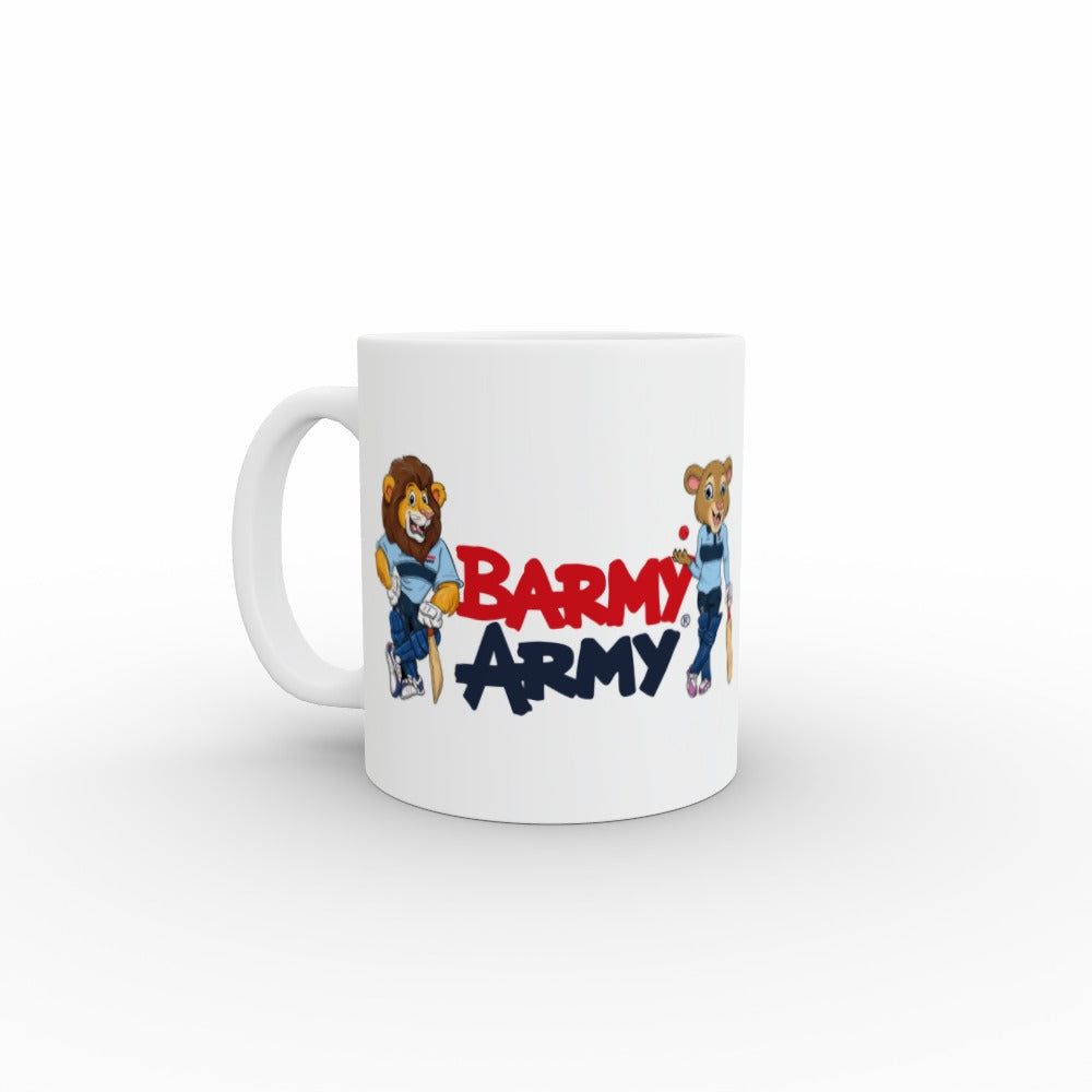 Barmy Army Lion and Lioness Pose Mug