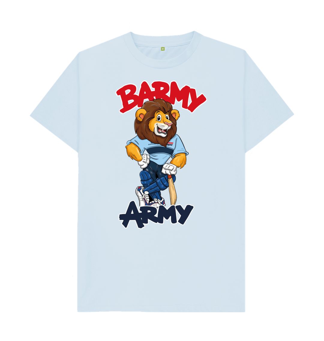 Sky Blue Barmy Army Mascot Tees - Men's