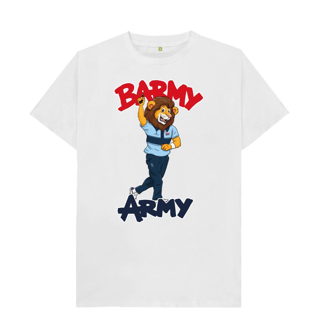 White Barmy Army Mascot Send Off Tees - Men's