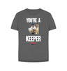 Slate Grey Barmy Army Keeper Relax Fit Tee - Ladies