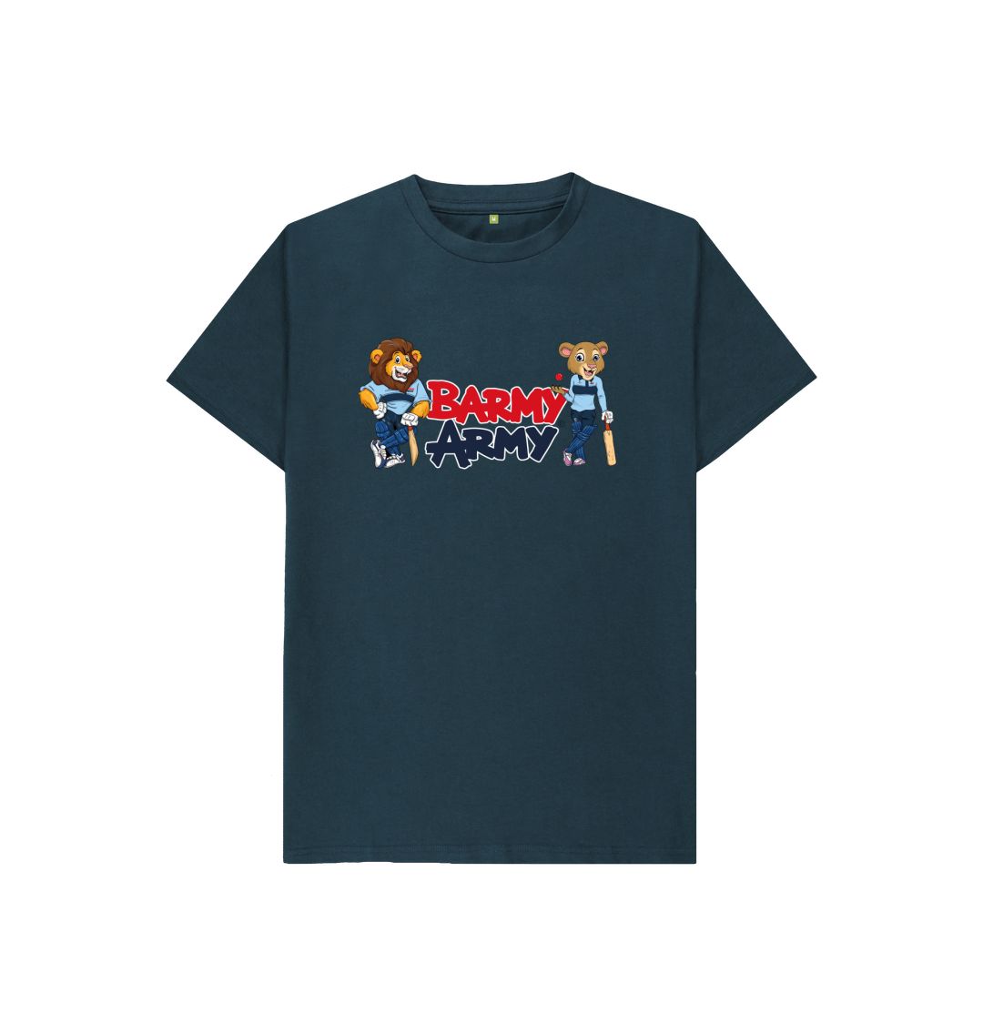 Denim Blue Barmy Army Mascots Tee - Juniors