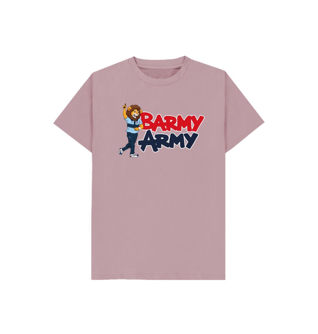 Mauve Barmy Army Mascot Send Off Tee - Juniors