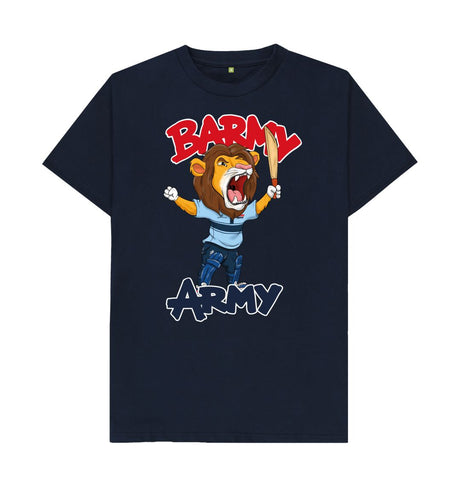 Navy Blue Barmy Army Mascot Ton Up Tees - Men's