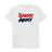 White Barmy Army Large Print Tee