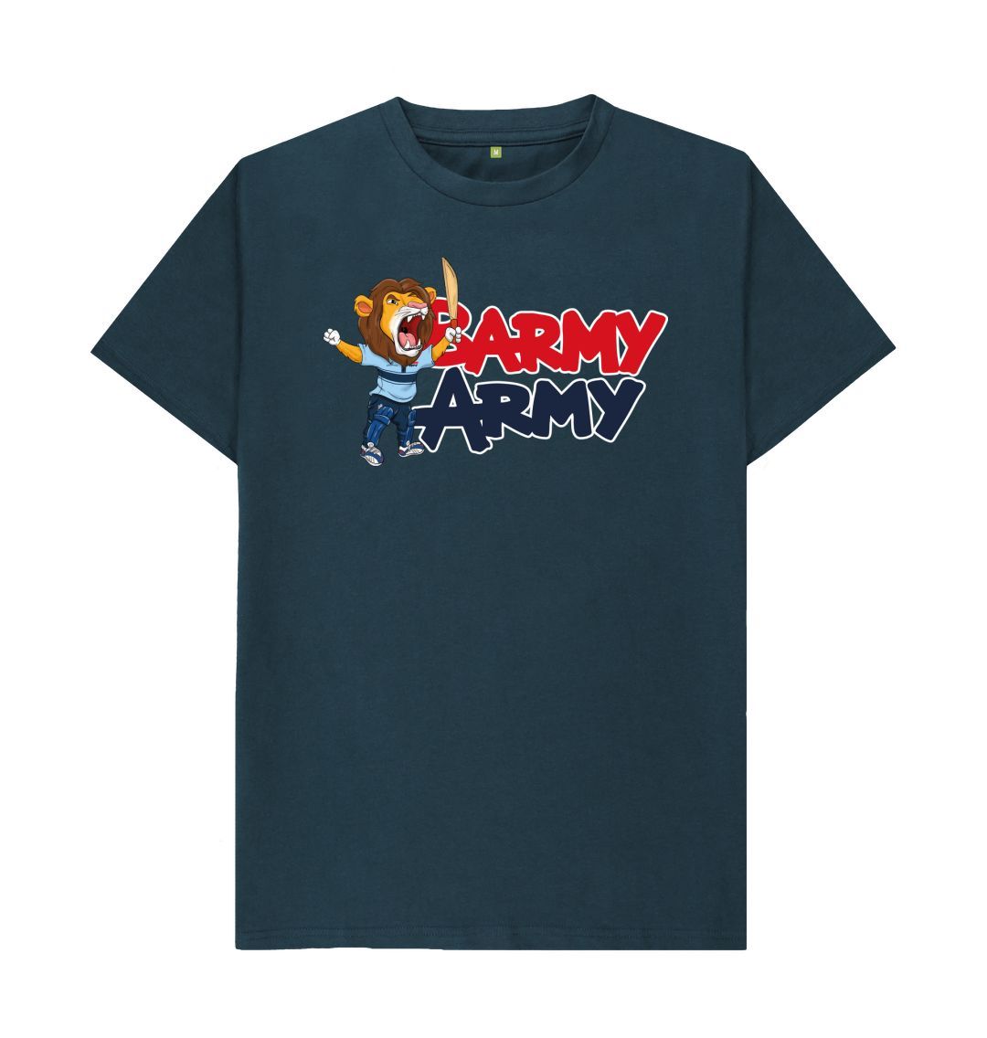 Denim Blue Barmy Army Mascot Ton Up Tee - Men's