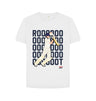 White Barmy Army ROOOOOOOOT Relaxed Fit Ladies Tee