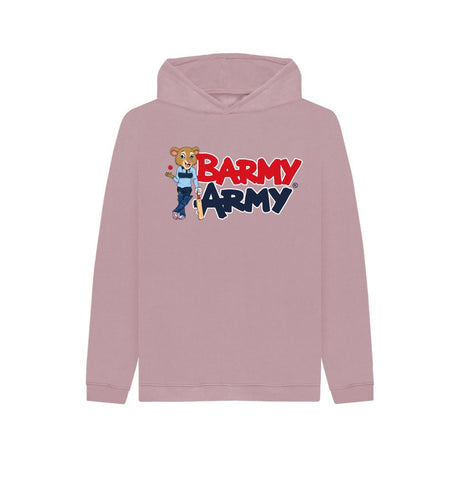 Mauve Barmy Army Mascot Pose Hoody - Junior