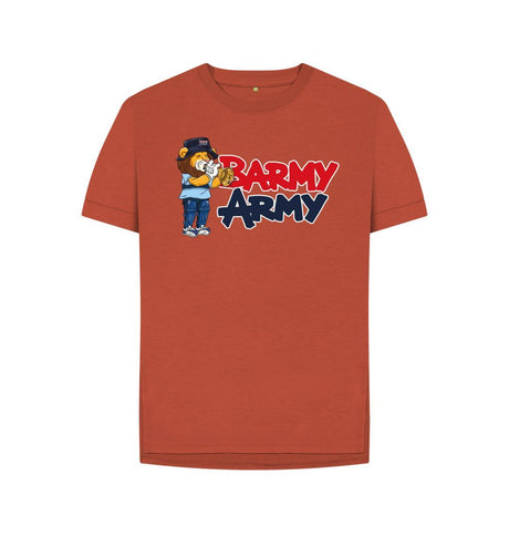 Rust Barmy Army Trumpet Mascot Tee - Ladies