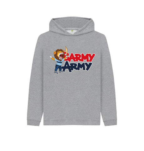 Athletic Grey Barmy Army Mascot Ton Up Hoody - Juniors