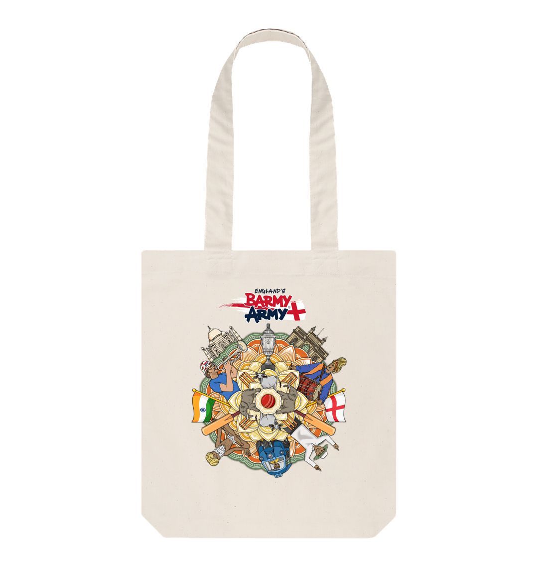 Natural Barmy Army India Tour Tote Bag