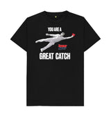 Black Barmy Army Great Catch Slogan Tee - Men's