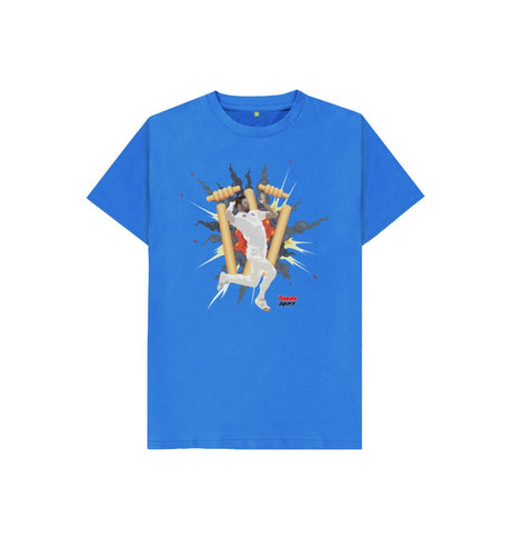 Bright Blue Barmy Army Woody Kids Tee