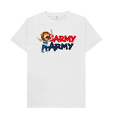 White Barmy Army Mascot Ton Up Tee - Men's