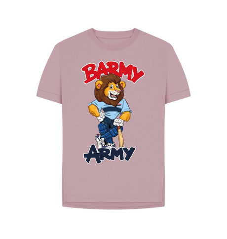 Mauve Barmy Army Mascot Tees - Ladies