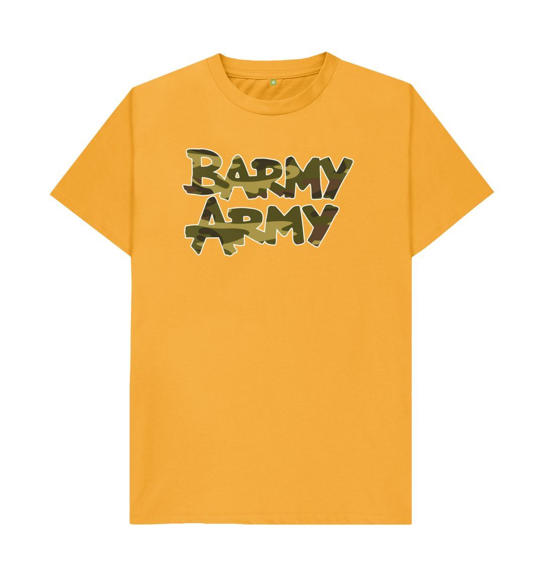 Mustard Barmy Army Camo Logo Tee