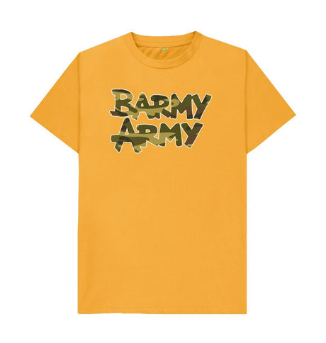 Mustard Barmy Army Camo Logo Tee