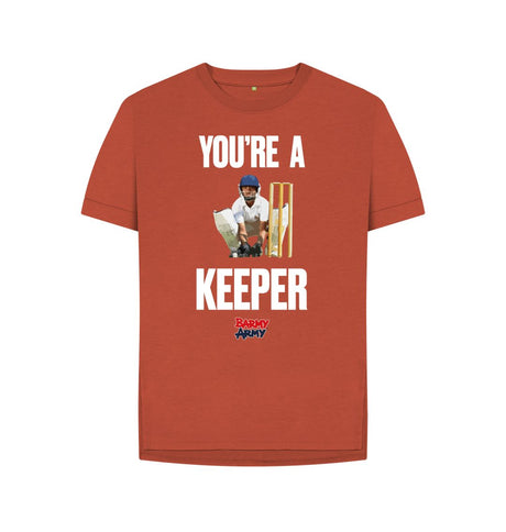 Rust Barmy Army Keeper Relax Fit Tee - Ladies