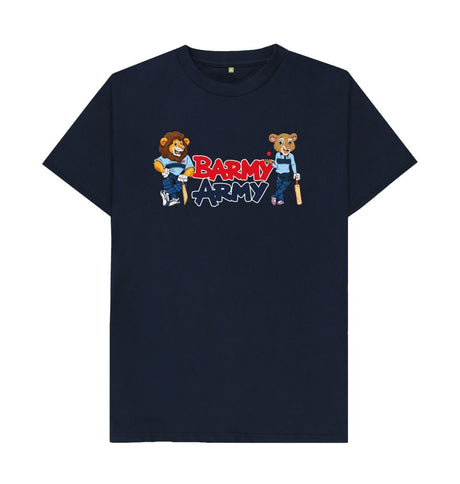 Navy Blue Barmy Army Mascots Tee - Men's