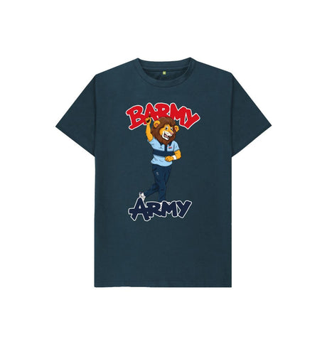 Denim Blue Barmy Army Mascot Send Off Tees - Juniors