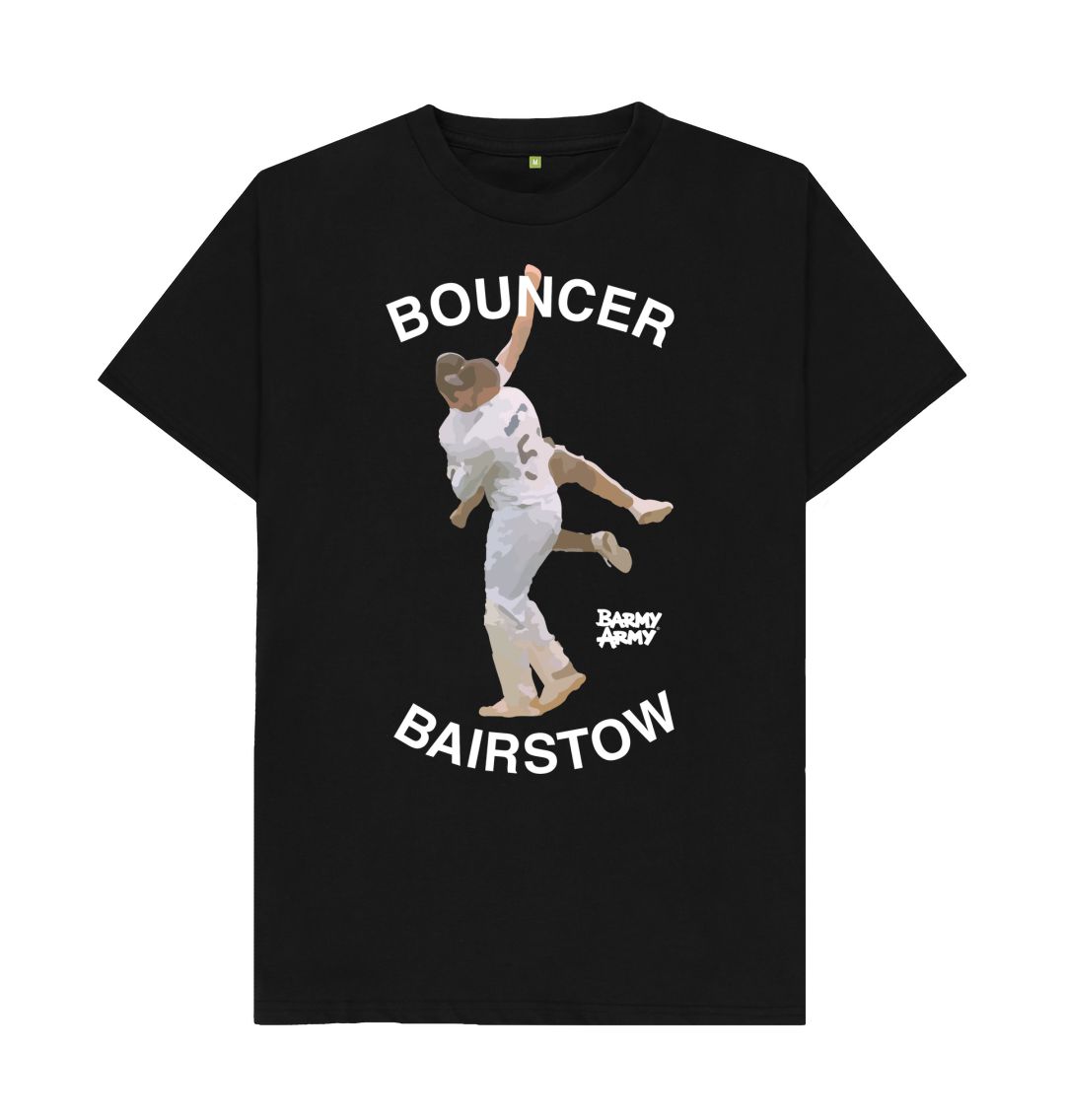 Black Barmy Army Bouncer Bairstow Tee