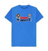 Bright Blue Barmy Army Mascots Tee - Men's