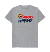 Athletic Grey Barmy Army Mascot Ton Up Tee - Men's